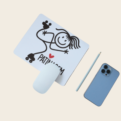 Tapete de Rato "Boneco Patinador Artístico"