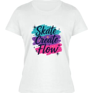 T-shirt "Skate Create Flow"