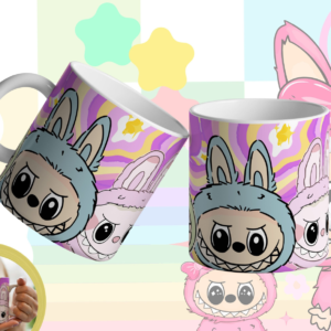 Caneca Premium The Monsters - Labubu & Friends - Design Vibrante