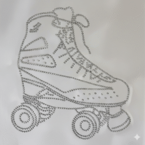 Transfer Strass Termocolante de Patim