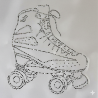 Transfer Strass Termocolante de Patim