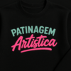 Sweatshirt de Alta Qualidade com Personalização Exclusiva em Relevo 3D - Patinagem Artística