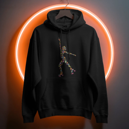 Hoodie Patinadora Flower Power