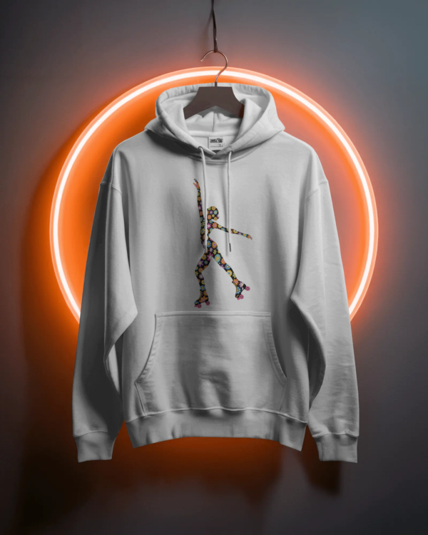 Hoodie Patinadora Flower Power