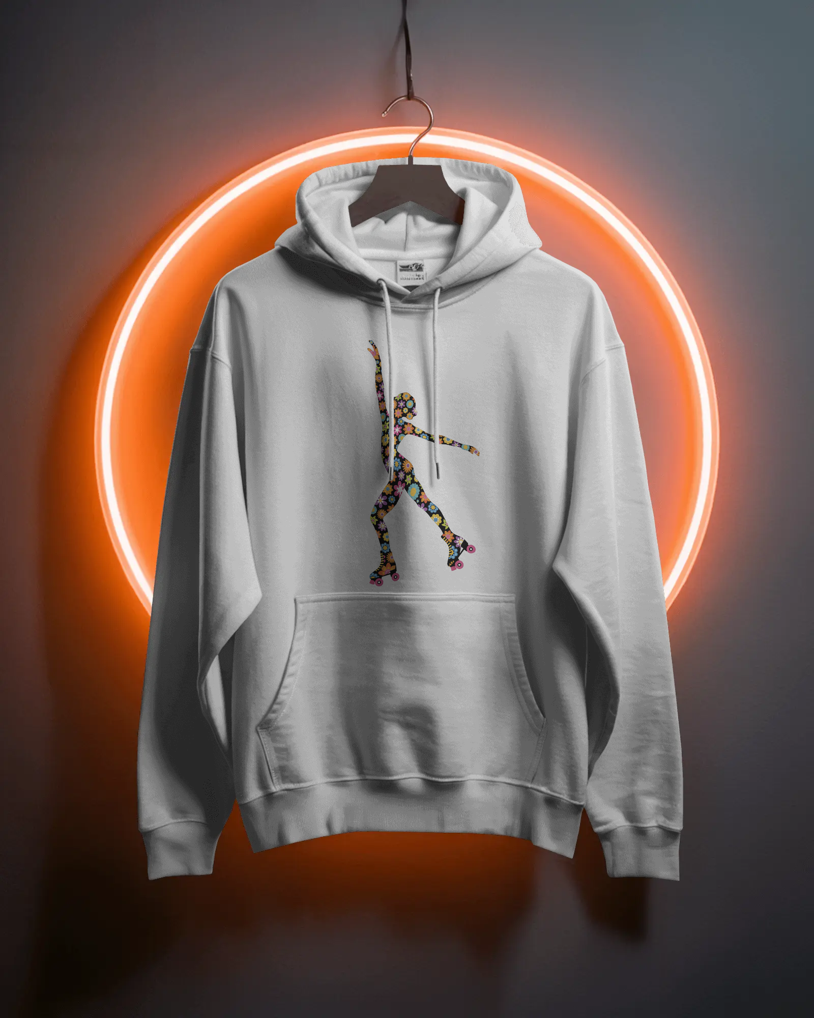 Hoodie Patinadora Flower Power - Image 2