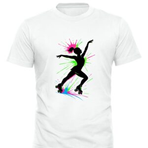 T-shirt Patinadora Neon