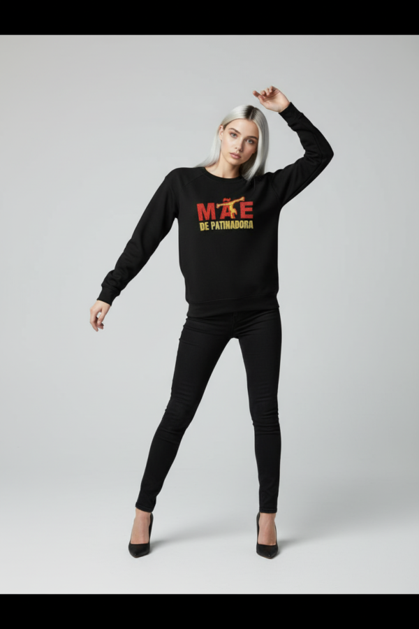 Sweatshirt Premium “Mãe de Patinadora” – Orgulho que se Veste