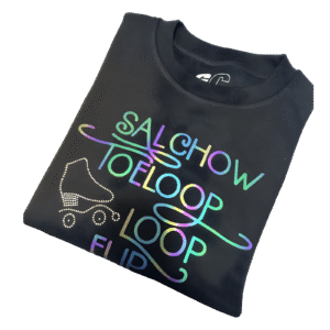 Linha Premium Patinagem Artística – Vinil Holográfico (Sweat & Hoodie)