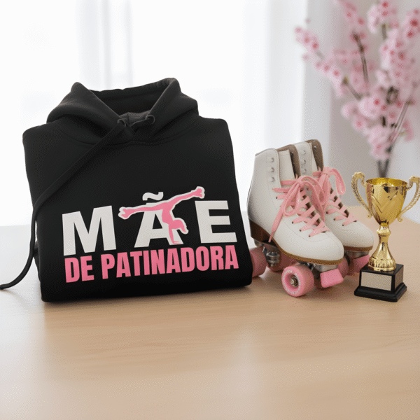 Sweatshirt Premium “Mãe de Patinadora” – Orgulho que se Veste