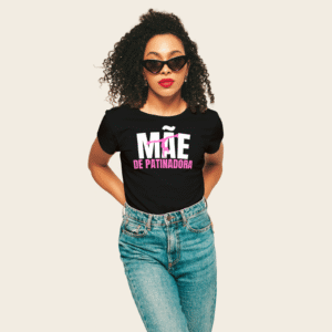 T-shirt "Mãe de Patinadora"