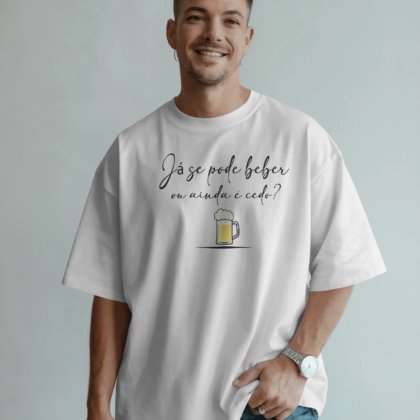 T-shirt 'Já se Pode Beber?'