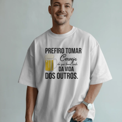T-shirt 'Prefiro a Cerveja'