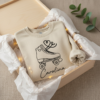Sweat Personalizada Bege – Patins Retrô com Nome
