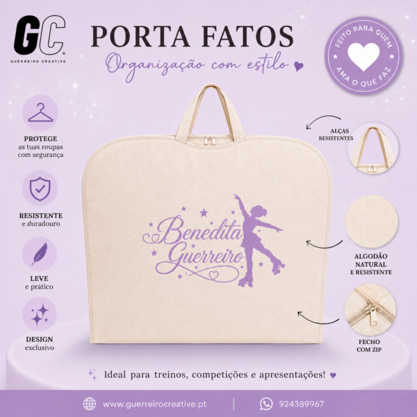 Porta Fatos Premium Personalizado – Patinagem Artística