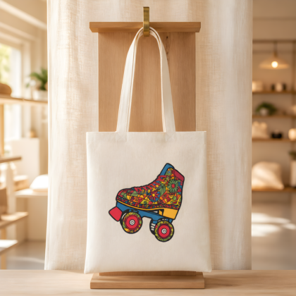 Tote Bag Premium “Patim Color Art” – Patinagem Artística