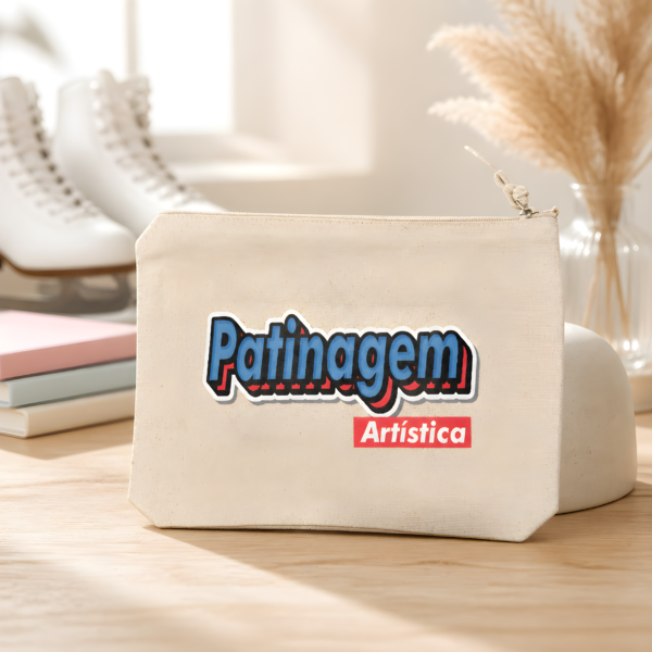 Bolsa Premium “Patinagem Artística” – Organizer em Algodão