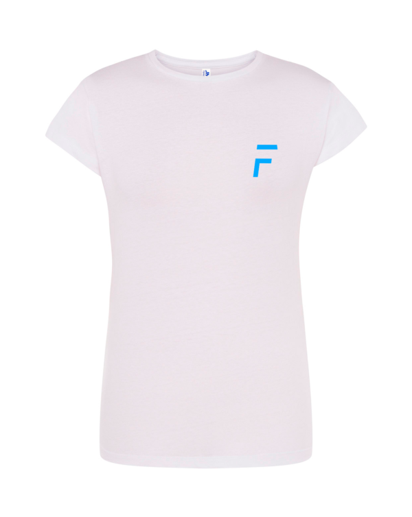 BRANCA + AZUL ELECTRICO FRENTE T-Shirt FLIP