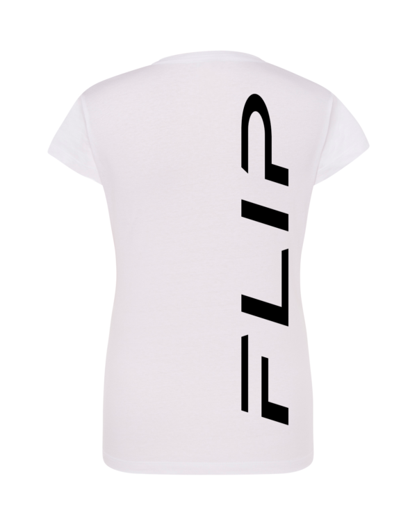 BRANCA + PRETO COSTAS T-Shirt FLIP