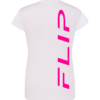 BRANCA + ROSA NEON COSTAS T-Shirt FLIP
