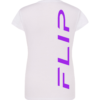 BRANCA + ROXO COSTAS T-Shirt FLIP