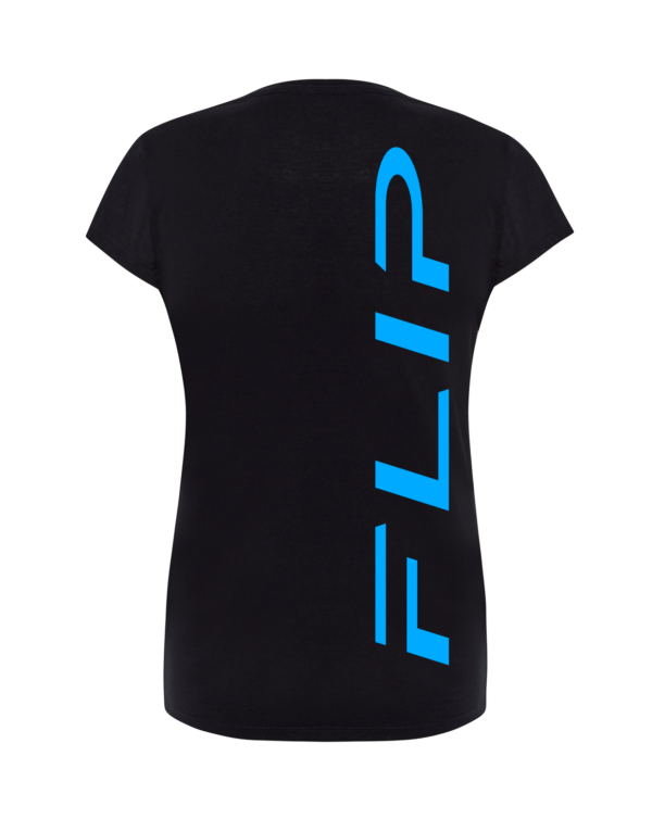 PRETA + AZUL ELECTRICO COSTAS T-Shirt FLIP