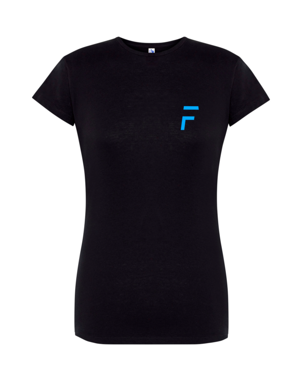 PRETA + AZUL ELECTRICO FRENTE T-Shirt FLIP