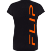 PRETA + LARANJA COSTAS T-Shirt FLIP