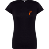 PRETA + LARANJA FRENTE T-Shirt FLIP