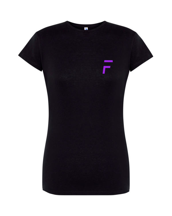 PRETA + ROXO FRENTE T-Shirt FLIP