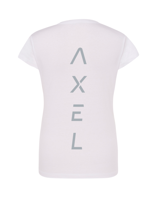branco + CINZA Titanium Silver COSTAS T-Shirt AXEL Signature Series