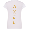branco + DOURADO Imperial Gold COSTAS T-Shirt AXEL Signature Series