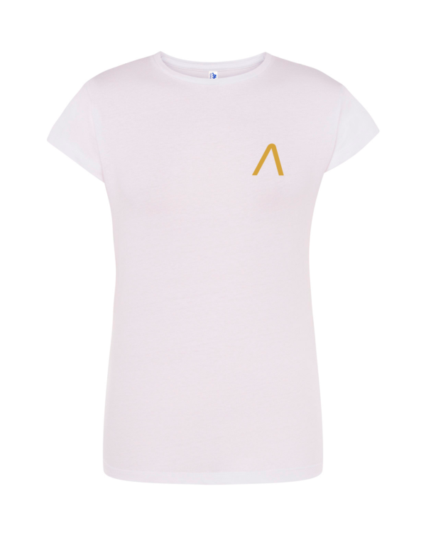 branco + DOURADO Imperial Gold frente T-Shirt AXEL Signature Series