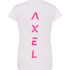 branco + ROSA Hyper Pink COSTAS T-Shirt AXEL Signature Series