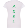 branco + VERDE Emerald Green COSTAS T-Shirt AXEL Signature Series